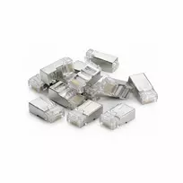 DSIT FTP RJ45 CAT6 tinklo kištukas lanksčioms laidoms - 10 vnt.