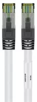 DSIT RJ45 tinklo kabelis S/FTP PiMF CAT 8 baltas 0,50 m