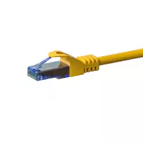 DSIT CAT6a U/UTP 100% vario Ethernet jungiamasis kabelis, RJ45, 1m, geltonas