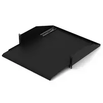 DSIT DS-FHSlide 19 colių ištraukiama lentyna 600 mm gylio sieniniams stelažams, 25 kg, juoda