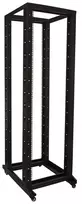 DSIT 42U 19 inch laisvai pastatoma serverio spinta su ratukais, 600x800x2000 mm, juoda, neišardyta