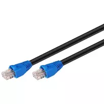 DSIT DANICOM CAT6 Outdoor UTP kabelis – 75 m, juodas, 100% varis, atsparus UV spinduliams, 23 AWG, tinklo laidas ritėje (DC-OUT-60-750)