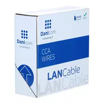 DSIT CAT5e SF/UTP tinklo kabelis AWG 26/7 lankstus 100 metrų pilkas CCA
