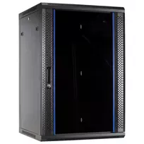 DSIT DS6627-WAND 27U sieninis serverių kabinetas su stiklo durimis, 600x600x1300 mm, juodas