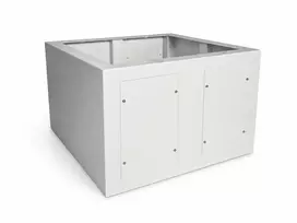 DSIT DS-PH6840-OUT lauko serverio spintos pjedestalas 600x800x400 mm šviesiai pilkas