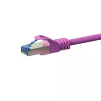 DSIT CAT 6a S/FTP LSOH tinklo laidų sujungimo kabelis, 20 m, rožinis