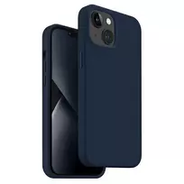 UNIQ Lino Marine Blue dėklas, skirtas iPhone 14 Plus / 15 Plus 6,7 colio