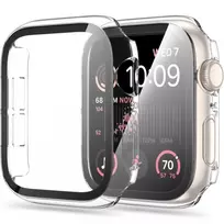 Tech-Protect Defense360 dėklas Apple Watch 44mm (Series 4/5/6/SE) - pilna apsauga su grūdinto stiklo ekrano apsauga, juoda