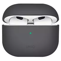 UNIQ Lino AirPods 3 kartos silikoninis dėklas – Ash Grey