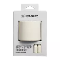 STANLEY The Quencher apsauginis silikoninis dugninis dangtelis ir šiaudelio antgalis, 1,18 l termo puodeliui, Light Cream