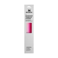STANLEY šiaudelių rinkinys 4 vnt. The Quencher Travel Tumbler 1,18L rožinės spalvos