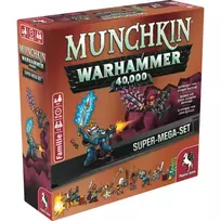 Pegasus Munchkin Warhammer 40K Super Mega Set kortų žaidimas