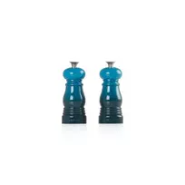 Le Creuset druskos ir pipirų malūnėlių rinkinys 11cm mėlynas