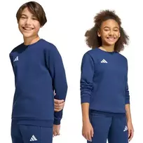adidas Entrada 26 Sweat Top vaikų sportinis megztinis tamsiai mėlynas JZ6552 128cm