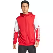 Vyriška adidas Squadra 25 Hoody striukė su gobtuvu, raudona, JD2990, L dydis