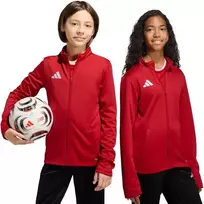 adidas Entrada 26 Track vaikiška sportinė striukė, raudona, JZ6612, 128 cm