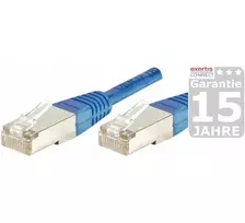 EXERTIS CONNECT Cat5e F/UTP komutacinis kabelis, RJ45, mėlynas, 0,5 m 847164