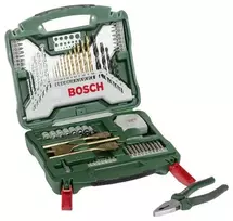 Bosch 7 dalių MultiConstruction grąžtų rinkinys su titano nitrido danga, šešiakampiu kotu, 3-8 mm 2607017197