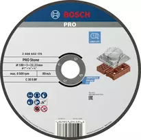 Bosch pjovimo diskas 180 mm, tiesus (Type 41), metalui, 1 vnt., 2608603179