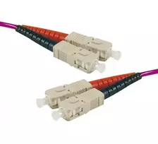 Exertis Connect OM4 šviesolaidinis komutacinis kabelis, SC Duplex į SC Duplex, UPC, 20 m, 50/125 µm, HD, 2 mm 392818