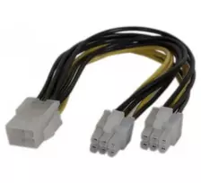 EXERTIS CONNECT PCI Express maitinimo adapterio kabelis 6-pin į 2x 6-pin (146694)