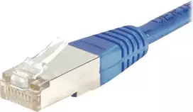 EXERTIS CONNECT Cat5e F/UTP Ethernet komutacinis kabelis, RJ45, mėlynas, 0,7 m 231310