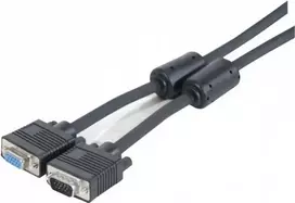 EXERTIS CONNECT SVGA monitoriaus kabelis, 15-pin HD D-Sub male/female, 10,0 m, juodas 119840