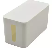 Exertis Connect maža kabelių tvarkymo dėžė maitinimo juostoms, balta, 240 x 120 x 130 mm 573425
