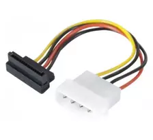 EXERTIS CONNECT SATA maitinimo adapterio kabelis, Molex į SATA 4-pin kampuotas, Molex į SATA female kampuotas, 15 cm 147553