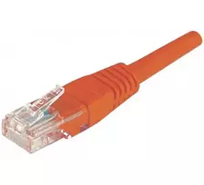 EXERTIS CONNECT CAT.6 U/UTP komutacinis kabelis, 10m, raudonas, su apsauga nuo užkabinimo 243760
