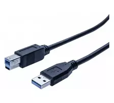 Exertis Connect USB 3.0 Type-A vyriškas į Type-B vyriškas kabelis, 0,5 m, juodas 532463
