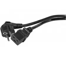 EXERTIS CONNECT 16 A kampuotas Schuko į tiesų C19 maitinimo kabelis, 3 m, juodas 808018