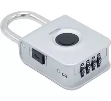 EXERTIS CONNECT pirštų atspaudų spyna su 4 skaitmenų kodu - cinko lydinys, IP65, įkraunama (594500)