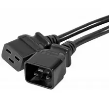 EXERTIS CONNECT IEC C20 į C19 maitinimo prailginimo kabelis, 3 m, juodas 808003
