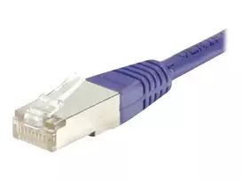 EXERTIS CONNECT S/FTP CAT.6 komutacinis kabelis, PiMF, violetinės spalvos, 20,0 m, LSZH, plonas snagless apsauga 854461