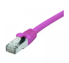 EXERTIS CONNECT Cat. 6 F/UTP komutacinis kabelis, PoE, be halogenų, rožinis, 20 m 854439