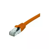 EXERTIS CONNECT CAT 6 F/UTP komutacinis kabelis, PoE, be halogenų, oranžinis, 25 m, RJ45, su apsauga nuo užkabinimo 854429