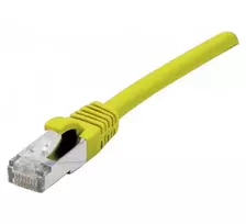EXERTIS CONNECT Dexlan Cat6 tinklo kabelis su RJ45 jungtimis, 3 m, geltonas, SF/UTP, LSOH, be užkabinimo