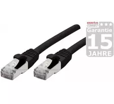 Exertis Connect 858493 Cat6a S/FTP tinklo kabelis, 25 m, juodas