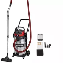 Einhell TE-VC 4090 SACL šlapio ir sauso siurbimo dulkių siurblys 40 L nerūdijančio plieno, dulkių klasė L, 2347445