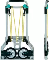 wolfcraft TS 600 aliumininis rankinis vežimėlis, 70 kg, juodas 5505000