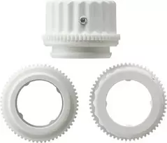 Gira vožtuvų adapteris 112600 šildymo pavaroms, M30 x 1,5, baltas