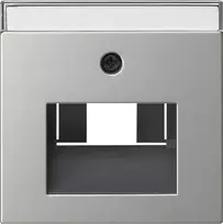 Gira System 55 dengiamoji plokštė UAE/IAE ir tinklo lizdams, nerūdijantis plienas šepetėliuotas 0284600
