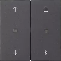 Gira System 3000 žaliuzių ir roletų laikmatis su Bluetooth, antracito spalvos 536728