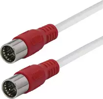 Maxtrack SAT sujungimo kabelis F-plug į F-plug 3 m baltas (FQMS3,0L)