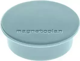 MAGNETOPLAN HOLTZ Discofix apvalus magnetas, mėlynas, pilno branduolio feritas, laikymo jėga 2,2 kg, 10 vnt. paketas (1662003)