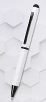 ONLINE SCHREIBGERÄTE Hexagon Stylus tušinukas su Capacitive stiliumi, baltas korpusas, mėlynas rašalas, 1 vnt. (21031/3D)