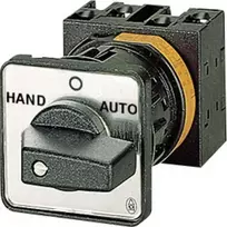 Eaton T0-2-8211/E 2 polių ON-OFF svirtinis jungiklis, 20A, 690V AC, IP65, juodas 022234