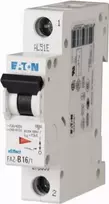 Eaton FAZ-C1/1 C tipo automatinis jungiklis, 1 A, 1 polių, 10 kA, DIN bėgiui 278546