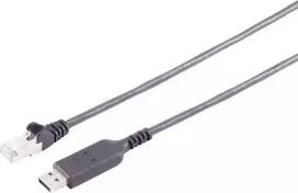 S CONN MAXIMUM CONNECTIVITY USB-A į RJ45 Gigabit Ethernet adapterio kabelis, 5m, juodas (13-52055)